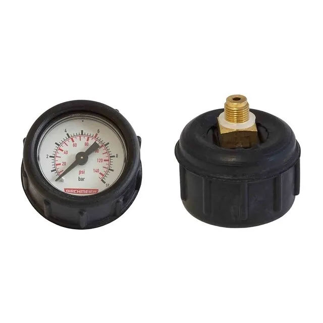 Birchmeier Manometer Compleet NG40-G1/8" Ms