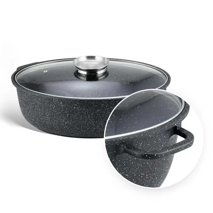 EB-9173 Edënbërg Stonetec Line - Luxe Braadpan van Gesmeed Aluminium 752 STUKS