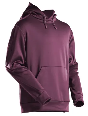 MASCOT HOODED SWEATSHIRT FLEECE MET CAPUCHON BORDEAUX MAAT M