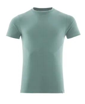 MASCOT T-SHIRT PREMIUM MODERN FIT 60% KATOEN STOFFIG GROEN MAAT XXL