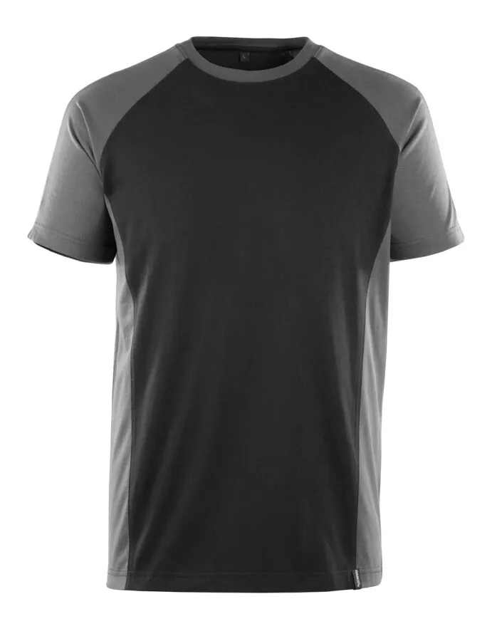 MASCOT® Potsdam T-shirt Zwart/Donkerantraciet maat S