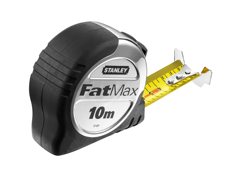 ROLBANDMAAT FATMAX PRO LENGTE 10 M BREEDTE 32 MM MM/CM EG II METAAL DUBBELE EINDHAAK(NL+BE)