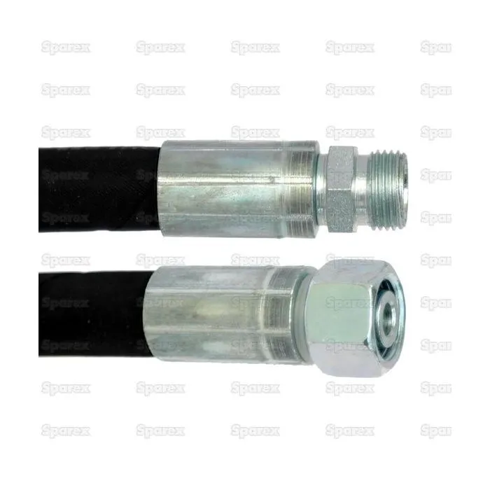 Slang compleet 1/2'' with M22 x 1.5 Man x  M22 x 1.5 Vrouw x  Lengte 500mm